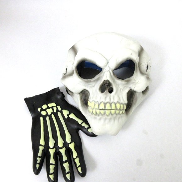 Lot of 5 Pc Captain America Skull Halloween Masks Pixel Kids Toy Dress-up Play - Picture 4 of 4